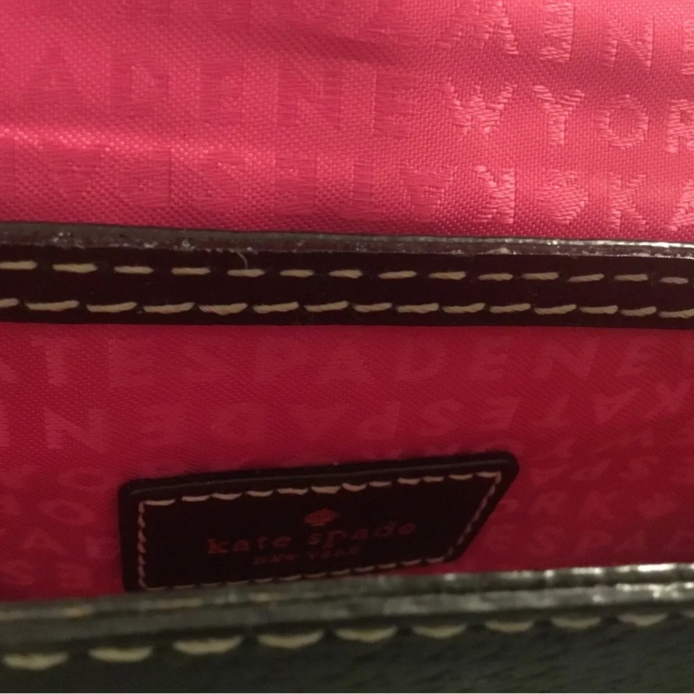 Kate Spade Wellesley Small Fynn Black Leather Flap Crossbody Bag-Never Worn